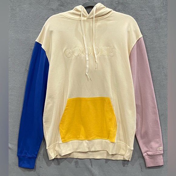 Goodee x Kotn The Goodee Hoodie Sweatshirt Pullover Color Block Mens Size M NWT - Picture 3 of 11